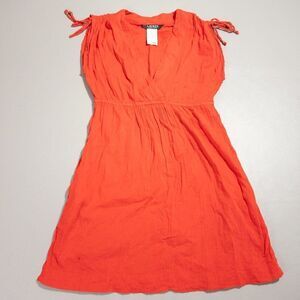 Lauren Ralph Lauren Dress Womens Small Crushed Farrah Crepe Knee Length Mini